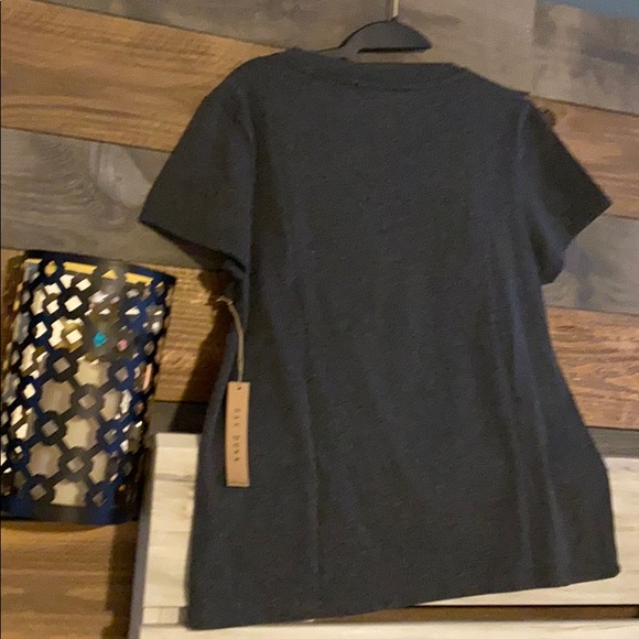 NWT Rae Dunn Tee “On the bright side.” M - Picture 2 of 4